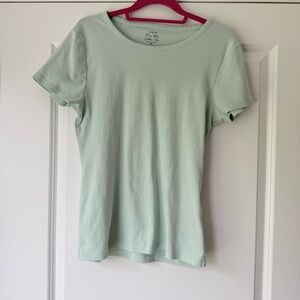 J. Crew Short Sleeve T-Shirt, Aqua Blue, XL (fits like Large), EUC